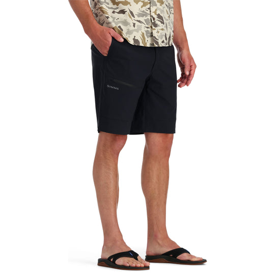 Simms Men's Guide Short, Black, view 2
