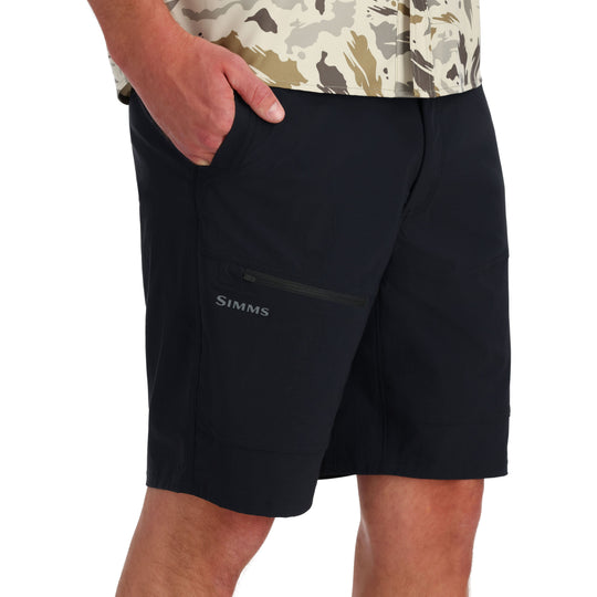 Simms Men's Guide Short, Black, view 5