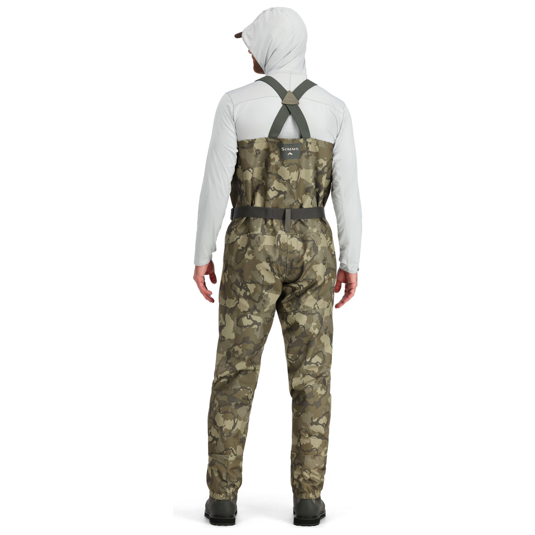 Simms Tributary Stockingfoot, Regiment Camo Olive Drab, view 3